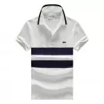 t-shirt lacoste homme new stripe white